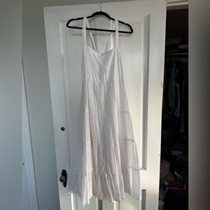 White Maxi Dress // Abercrombie & Fitch